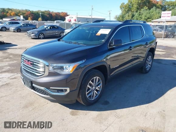✅ 2017 GMC Acadia SLE • VIN: 1GKKNLLA1HZ150369 • Lot: 43464973. Listed on IAAI with 62,023 mi. Free auction sales archive from the USA and detailed vehicle history report at DreamBid. Image 2.