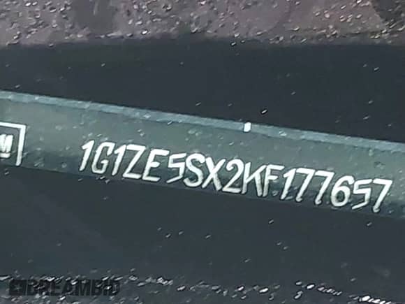 2019 Chevrolet Malibu Premier with VIN 1G1ZE5SX2KF177657, listed as a IAAI auction lot 42852359 with 43,433 mi miles and . Bid and sale history available at DreamBid. Image 9.