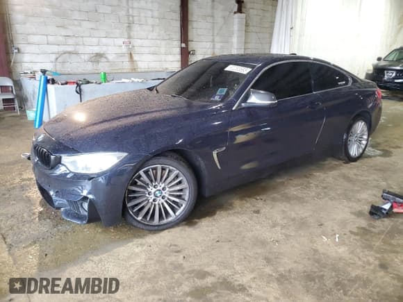 ✅ 2014 BMW 4 Series 435i xDrive • VIN: WBA3R5C58EK188539 • Lot: 90083895. Listed on Copart with 116,662 mi. Free auction sales archive from the USA and detailed vehicle history report at DreamBid. Image 1.