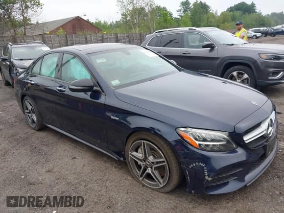 ✅ 2020 Mercedes-Benz C 43 AMG • VIN: W1KWF6EB0LR596187 • Lot: 42644855. Wystawiony na IAAI z przebiegiem 64 260 mil. Bezpłatny archiwum sprzedaży aukcyjnych z USA i szczegółowy raport historii pojazdu na DreamBid. Zdjęcie 1.