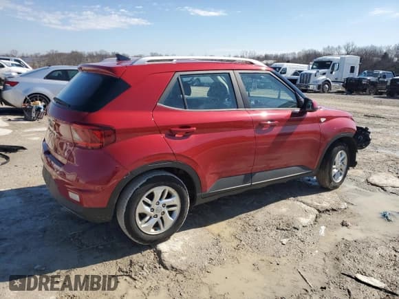 ✅ 2020 Hyundai Venue SEL • VIN: KMHRC8A37LU029722 • Lot: 45953555. Listed on Copart with 35,223 mi. Free auction sales archive from the USA and detailed vehicle history report at DreamBid. Image 3.