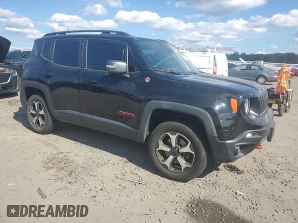 ✅ 2020 Jeep Renegade Trailhawk • VIN: ZACNJBC13LPL78375 • Lot: 84416125. Listed on Copart with 65,922 mi. Free auction sales archive from the USA and detailed vehicle history report at DreamBid. Image 4.