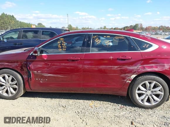 2017 Chevrolet Impala LT with VIN 2G1105SA7H9125689, listed as a IAAI auction lot 43511985 with 89,721 mi miles and . Bid and sale history available at DreamBid. Image 14.