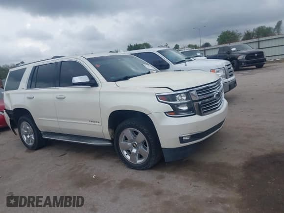 ✅ 2015 Chevrolet Tahoe LTZ • VIN: 1GNSCCKC2FR552510 • Lot: 43736217. Listed on IAAI with 207,190 mi. Free auction sales archive from the USA and detailed vehicle history report at DreamBid. Image 1.