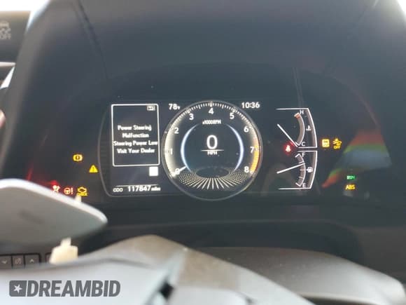 ✅ 2020 Lexus ES 350 • VIN: 58ADZ1B10LU062034 • Lot: 87044995. Listed on Copart with 117,847 mi. Free auction sales archive from the USA and detailed vehicle history report at DreamBid. Image 9.