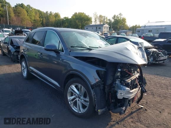 ✅ 2021 Audi Q7 Premium Plus • VIN: WA1LJAF72MD023356 • Лот: 40204669. Опубликован ранее на IAAI с пробегом 33 316 миль. Бесплатный доступ к архиву аукционных продаж из США и подробный отчёт об истории автомобиля на DreamBid. Изображение 1.