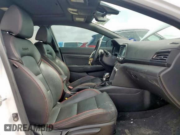 ✅ 2019 Hyundai Elantra Sport • VIN: KMHD04LB9KU819988 • Lot: 63468315. Listed on Copart with 85,973 mi. Free auction sales archive from the USA and detailed vehicle history report at DreamBid. Image 7.