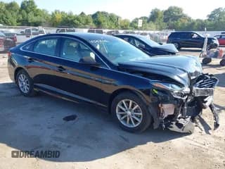✅ 2019 Hyundai Sonata SE • VIN: 5NPE24AF9KH757074 • Lot: 43207026. Listed on IAAI with 34,482 mi. Free auction sales archive from the USA and detailed vehicle history report at DreamBid. Image 1.