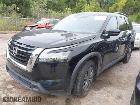 ✅ 2022 Nissan Pathfinder SV • VIN: 5N1DR3BA9NC227963 • Lot: 43158301. Listed on IAAI with 153,497 mi. Free auction sales archive from the USA and detailed vehicle history report at DreamBid. Image 2.