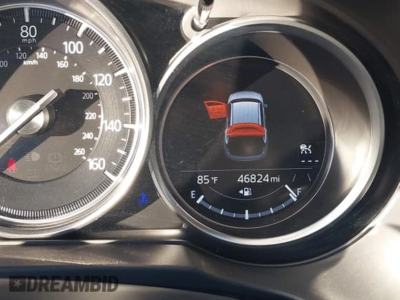 ✅ 2024 Mazda CX-5 S Carbon Edition • VIN: JM3KFBCL0R0405370 • Lot: 43540391. Wystawiony na IAAI z przebiegiem 46 824 mil. Bezpłatny archiwum sprzedaży aukcyjnych z USA i szczegółowy raport historii pojazdu na DreamBid. Zdjęcie 16.