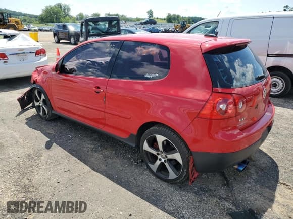 ✅ 2006 Volkswagen Golf GTI • VIN: WVWFV71KX6W070213 • Lot: 63465354. Listed on Copart with 209,498 mi. Free auction sales archive from the USA and detailed vehicle history report at DreamBid. Image 2.