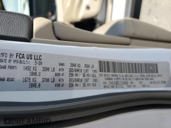 ✅ 2020 Jeep Grand Cherokee Limited X • VIN: 1C4RJFBG2LC334969 • Lot: 60676315. Listed on Copart with 92,689 mi. Free auction sales archive from the USA and detailed vehicle history report at DreamBid. Image 13.