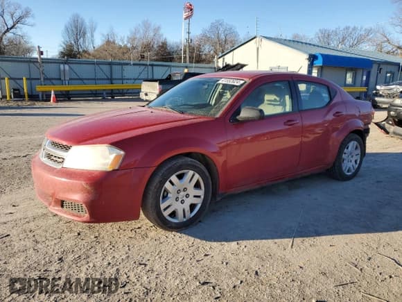 ✅ 2014 Dodge Avenger SE • VIN: 1C3CDZAB6EN161215 • Лот: 41552624. Опубликован ранее на Copart с пробегом 187 066 миль. Бесплатный доступ к архиву аукционных продаж из США и подробный отчёт об истории автомобиля на DreamBid. Изображение 1.