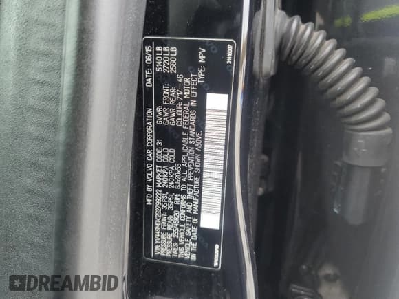 ✅ 2016 Volvo XC60 T6 Drive-E • VIN: YV449MDK2G2799222 • Lot: 85053214. Listed on Copart with 92,920 mi. Free auction sales archive from the USA and detailed vehicle history report at DreamBid. Image 13.