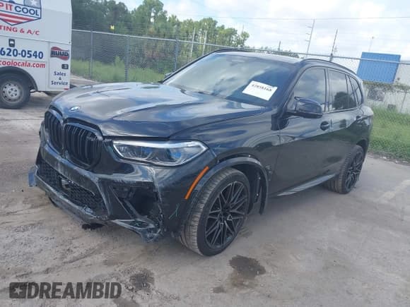 ✅ 2021 BMW X5 M • VIN: 5YMJU0C04M9G86110 • Lot: 42858168. Listed on IAAI with 40,721 mi. Free auction sales archive from the USA and detailed vehicle history report at DreamBid. Image 2.