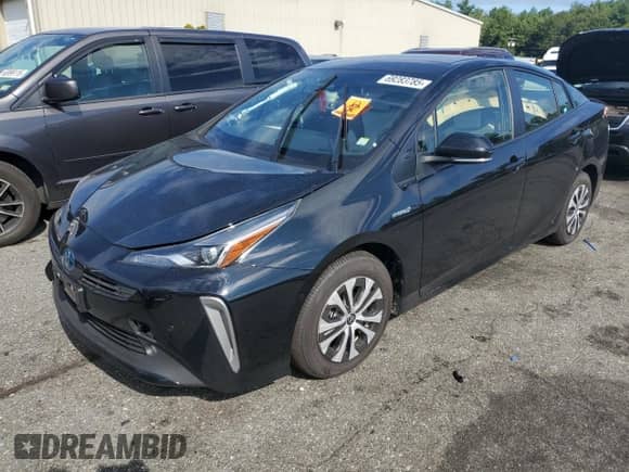 2022 Toyota Prius LE с VIN JTDL9MFU1N3040582, выставлен на аукционе Copart как лот 69283785 с пробегом 16 536 миль миль и Списание • Salvage title. История ставок и продаж доступна на DreamBid. Изображение 1.