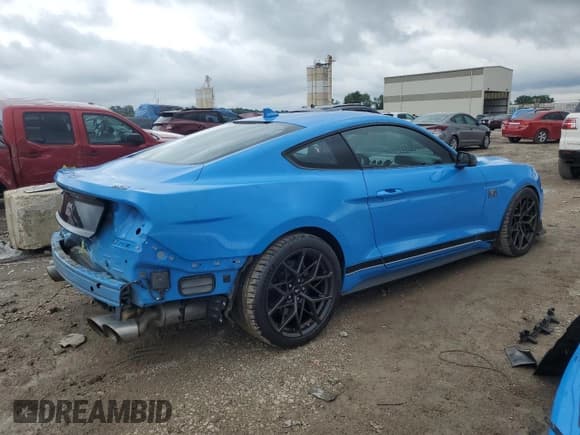 ✅ 2022 Ford Mustang Mach 1 • VIN: 1FA6P8R0XN5554072 • Lot: 64291605. Listed on Copart with 16,290 mi. Free auction sales archive from the USA and detailed vehicle history report at DreamBid. Image 3.
