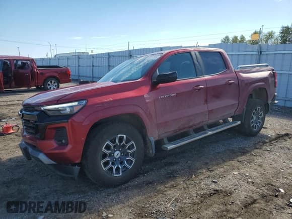 ✅ 2023 Chevrolet Colorado 4WD Z71 • VIN: 1GCPTDEK7P1172425 • Lot: 86617995. Listed on Copart with 63,256 mi. Free auction sales archive from the USA and detailed vehicle history report at DreamBid. Image 1.