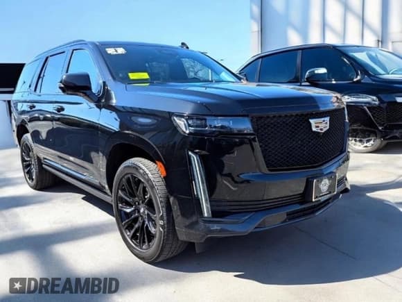 ✅ 2022 Cadillac Escalade Sport Platinum • VIN: 1GYS4GKL9NR362XXX • Lot: 59638615. Listed on Copart with 85,508 mi. Free auction sales archive from the USA and detailed vehicle history report at DreamBid. Image 1.