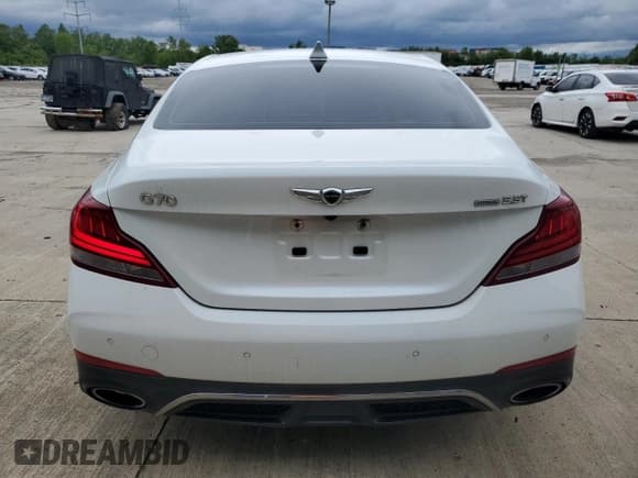 ✅ 2021 Genesis G70 3.3T • VIN: KMTG74LE7MU074377 • Lot: 58122415. Listed on Copart with 80,565 mi. Free auction sales archive from the USA and detailed vehicle history report at DreamBid. Image 6.