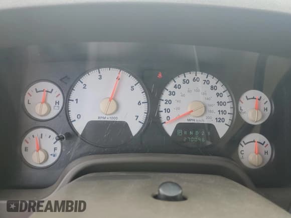 ✅ 2008 Dodge 1500 SLT • VIN: 1D7HA18N58J152356 • Лот: 78473684. Опубликован ранее на Copart с пробегом 270 096 миль. Бесплатный доступ к архиву аукционных продаж из США и подробный отчёт об истории автомобиля на DreamBid. Изображение 9.