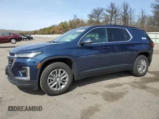 2022 Chevrolet Traverse LT Cloth with VIN 1GNEVGKW9NJ146245, listed as a Copart auction lot 50543835 with 61,915 mi miles and Non repairable. Bid and sale history available at DreamBid. Image 1.