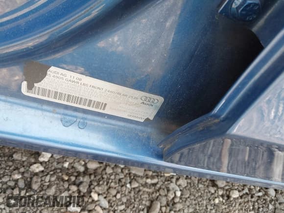 ✅ 2009 Audi A4 Premium Plus • VIN: WAUSF78K79N047142 • Лот: 42910618. Опубликован ранее на IAAI с пробегом Не указан. Бесплатный доступ к архиву аукционных продаж из США и подробный отчёт об истории автомобиля на DreamBid. Изображение 9.