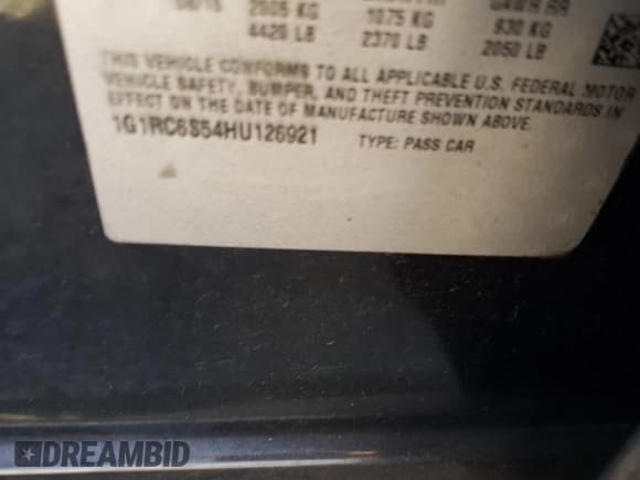 ✅ 2017 Chevrolet Volt LT • VIN: 1G1RC6S54HU126921 • Lot: 77499114. Wystawiony na Copart z przebiegiem Nie podano. Bezpłatny archiwum sprzedaży aukcyjnych z USA i szczegółowy raport historii pojazdu na DreamBid. Zdjęcie 14.