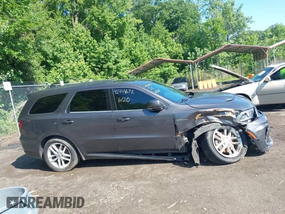 2021 Dodge Durango R/T with VIN 1C4SDJCT4MC764432, listed as a IAAI auction lot 42448672 with 48,756 mi miles and . Bid and sale history available at DreamBid. Image 13.