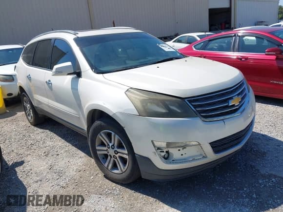 ✅ 2015 Chevrolet Traverse LT • VIN: 1GNKRHKD1FJ158676 • Lot: 43179353. Listed on IAAI with 250,131 mi. Free auction sales archive from the USA and detailed vehicle history report at DreamBid. Image 1.
