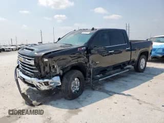 ✅ 2024 Chevrolet Silverado 2500HD LTZ • VIN: 2GC4YPEY6R1109081 • Lot: 66524275. Listed on Copart with 18,071 mi. Free auction sales archive from the USA and detailed vehicle history report at DreamBid. Image 1.
