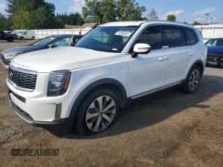 ✅ 2021 Kia Telluride EX • VIN: 5XYP34HC1MG110471 • Лот: 71850865. Опубликован ранее на Copart с пробегом 92 406 миль. Бесплатный доступ к архиву аукционных продаж из США и подробный отчёт об истории автомобиля на DreamBid. Изображение 1.