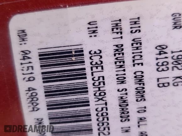 ✅ 1999 Chrysler Sebring JXi • VIN: 3C3EL55H9XT595652 • Lot: 65734855. Wystawiony na Copart z przebiegiem Nie podano. Bezpłatny archiwum sprzedaży aukcyjnych z USA i szczegółowy raport historii pojazdu na DreamBid. Zdjęcie 13.