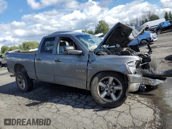 ✅ 2008 Dodge 1500 SLT • VIN: 1D7HU18278S584891 • Лот: 52604094. Опубликован ранее на Copart с пробегом Не указан. Бесплатный доступ к архиву аукционных продаж из США и подробный отчёт об истории автомобиля на DreamBid. Изображение 4.