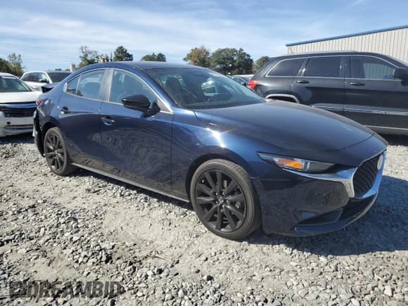 ✅ 2025 Mazda 3 S Select Sport • VIN: 3MZBPABM9SM459082 • Lot: 87186095. Listed on Copart with 13,531 mi. Free auction sales archive from the USA and detailed vehicle history report at DreamBid. Image 4.