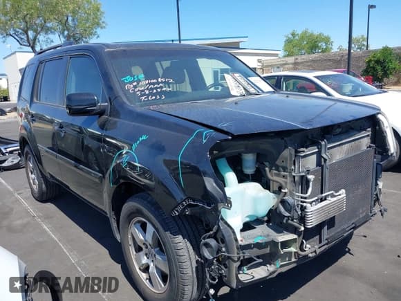 ✅ 2010 Honda Pilot EX-L • VIN: 5FNYF3H58AB023502 • Lot: 42279837. Listed on IAAI with 125,203 mi. Free auction sales archive from the USA and detailed vehicle history report at DreamBid. Image 1.