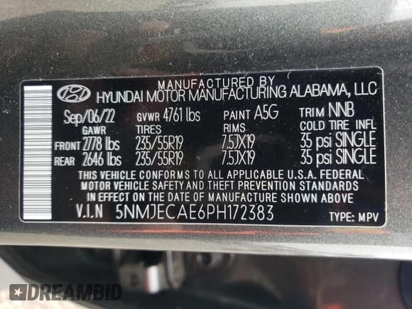 ✅ 2023 Hyundai Tucson Limited • VIN: 5NMJECAE6PH172383 • Lot: 70447764. Wystawiony na Copart z przebiegiem 26 023 mil. Bezpłatny archiwum sprzedaży aukcyjnych z USA i szczegółowy raport historii pojazdu na DreamBid. Zdjęcie 13.