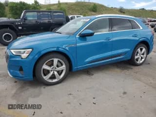✅ 2019 Audi e-tron Prestige • VIN: WA1VABGE1KB016001 • Lot: 61597095. Wystawiony na Copart z przebiegiem 10 307 mil. Bezpłatny archiwum sprzedaży aukcyjnych z USA i szczegółowy raport historii pojazdu na DreamBid. Zdjęcie 1.