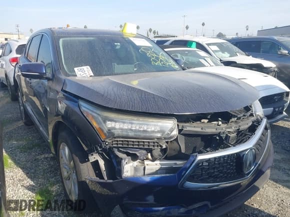 ✅ 2020 Acura RDX • VIN: 5J8TC1H37LL017567 • Лот: 43733728. Опубликован ранее на IAAI с пробегом 49 658 миль. Бесплатный доступ к архиву аукционных продаж из США и подробный отчёт об истории автомобиля на DreamBid. Изображение 1.