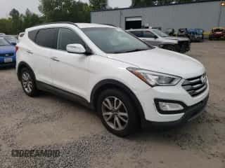 2014 Hyundai Santa Fe z VIN 5XYZU3LA9EG125162, wystawiony jako Copart lot #71719155 z przebiegiem 97 306 mil mil oraz Czysty tytuł • Clean title. Historia ofert i sprzedaży dostępna na DreamBid. Obrazek 4.