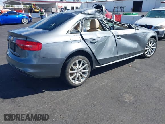 ✅ 2015 Audi A4 Premium Plus • VIN: WAUEFAFL4FA070273 • Lot: 43279025. Listed on IAAI with Not provided. Free auction sales archive from the USA and detailed vehicle history report at DreamBid. Image 4.