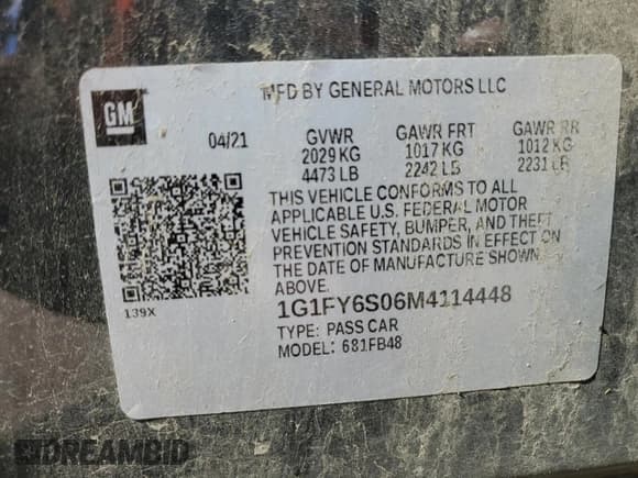 ✅ 2021 Chevrolet Bolt EV LT • VIN: 1G1FY6S06M4114448 • Lot: 50323935. Wystawiony na Copart z przebiegiem 29 977 mil. Bezpłatny archiwum sprzedaży aukcyjnych z USA i szczegółowy raport historii pojazdu na DreamBid. Zdjęcie 12.