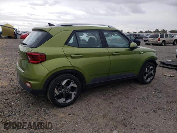✅ 2022 Hyundai Venue SEL • VIN: KMHRC8A31NU153813 • Lot: 85718075. Listed on Copart with 93,986 mi. Free auction sales archive from the USA and detailed vehicle history report at DreamBid. Image 3.