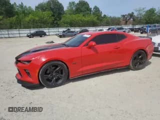✅ 2017 Chevrolet Camaro 1SS • VIN: 1G1FF1R71H0151562 • Lot: 54718255. Listed on Copart with 62,752 mi. Free auction sales archive from the USA and detailed vehicle history report at DreamBid. Image 1.