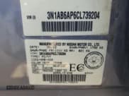 ✅ 2012 Nissan Sentra SR • VIN: 3N1AB6AP6CL739204 • Lot: 84243975. Listed on Copart with 103,152 mi. Free auction sales archive from the USA and detailed vehicle history report at DreamBid. Image 12.