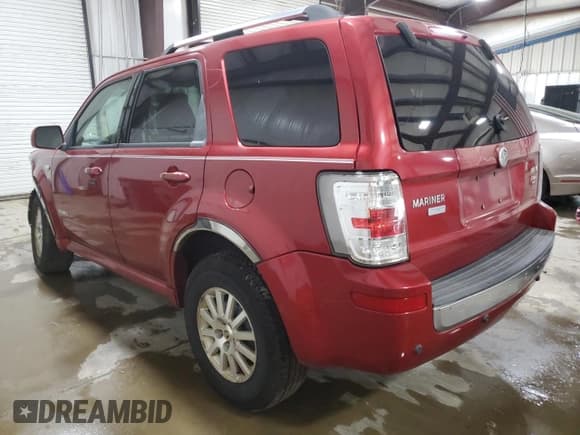 ✅ 2008 Mercury Mariner Premier • VIN: 4M2CU97118KJ52951 • Lot: 61640225. Listed on Copart with 186,109 mi. Free auction sales archive from the USA and detailed vehicle history report at DreamBid. Image 2.