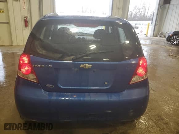 2005 Chevrolet Aveo LS z VIN KL1TD626X5B293852, wystawiony jako Copart lot #86274464 z przebiegiem 150 052 mil mil oraz Nie do naprawy • Non repairable. Historia ofert i sprzedaży dostępna na DreamBid. Obrazek 6.