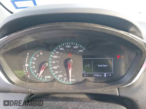 2019 Chevrolet Trax LS with VIN 3GNCJKSB2KL378144, listed as a IAAI auction lot 43036245 with 75,032 mi miles and . Bid and sale history available at DreamBid. Image 7.