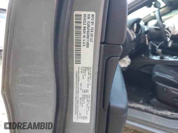 ✅ 2022 Jeep Grand Cherokee Laredo X • VIN: 1C4RJFAGXNC114550 • Лот: 82388875. Опубликован ранее на Copart с пробегом 47 558 миль. Бесплатный доступ к архиву аукционных продаж из США и подробный отчёт об истории автомобиля на DreamBid. Изображение 13.