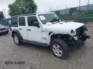 ✅ 2021 Jeep Wrangler Unlimited Sport S • VIN: 1C4HJXDG1MW850478 • Лот: 42263715. Опубликован ранее на IAAI с пробегом 31 284 миль. Бесплатный доступ к архиву аукционных продаж из США и подробный отчёт об истории автомобиля на DreamBid. Изображение 1.
